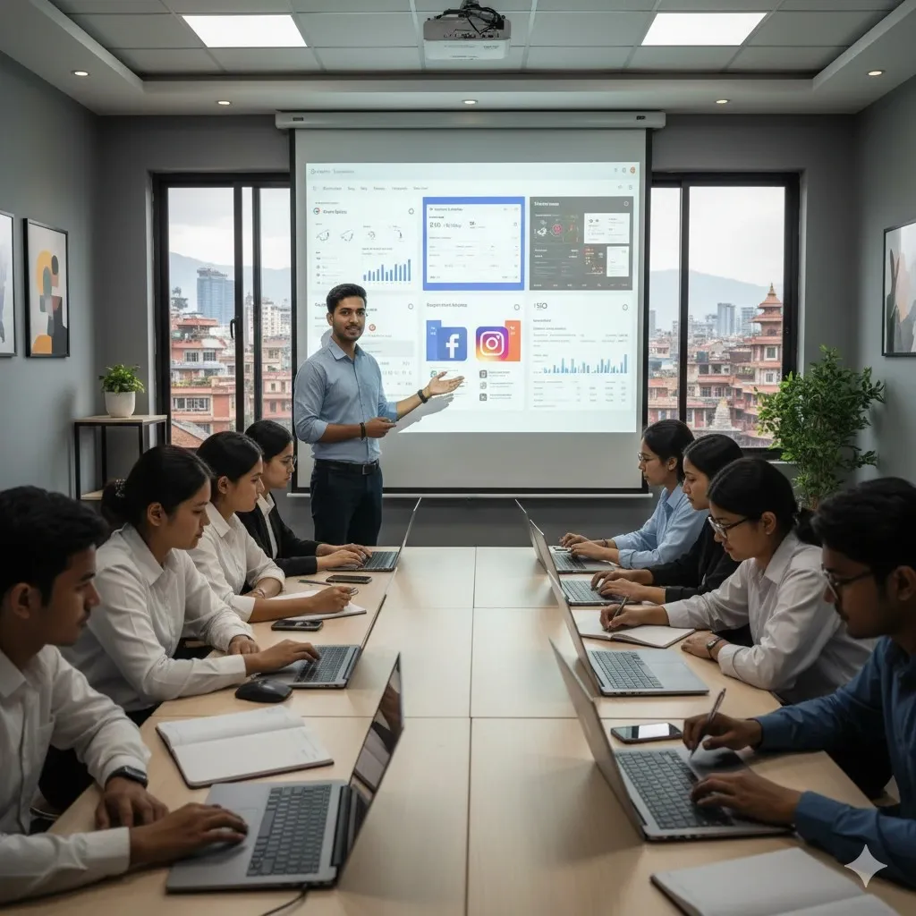 Digital marketing course in Kathmandu with practical training